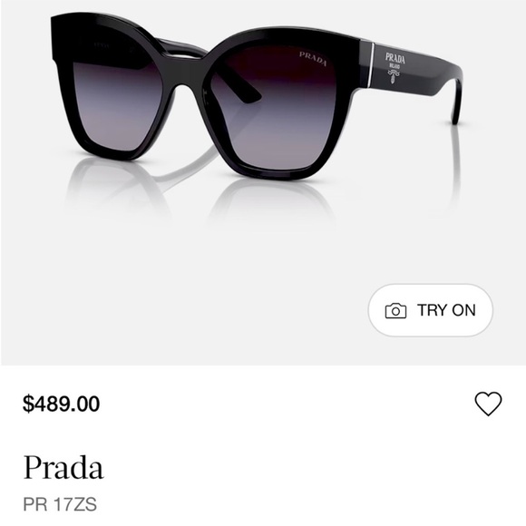 Authentic black  Prada sunglasses - Picture 4 of 5